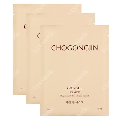 Missha Chogongjin Geumsul Jin Mask x 3 ZESTAW Odżywcza maska w płachcie 40 ml x 3