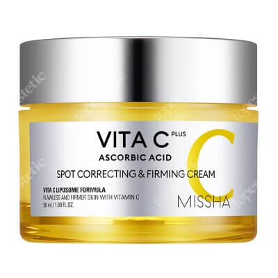 Missha Correcting & Firming Cream Ujędrniająco-rozjaśniający krem stworzony na bazie witaminy C 50 ml