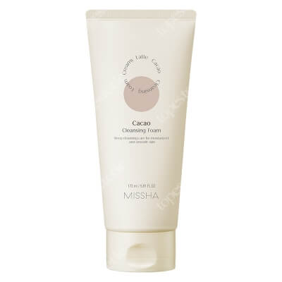 Missha Creamy Latte Cleansing Foam Pianka do oczyszczania twarzy z masłem kakaowym 172 ml