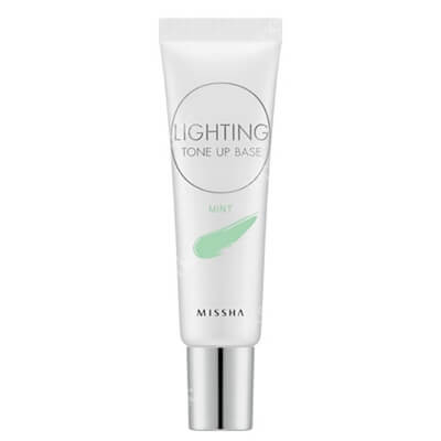 Missha Lighting Tone Up Base SPF30 PA++ Mint Korygująca baza pod makijaż o miętowym kolorze 20 ml