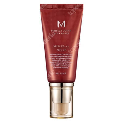 Missha M Perfect Cover BB Cream SPF42/PA+++ Krem BB chroniący przed promieniami UV (No.25 kolor Warm Beige) 50 ml