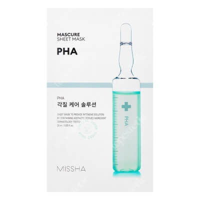 Missha Mascure Peeling Solution Sheet Mask Złuszczająco-oczyszczająca maseczka w płachcie 28 ml