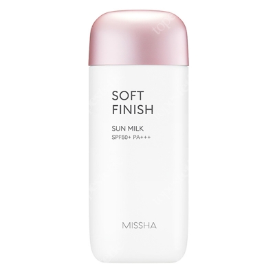 Missha All Around Safe Block Soft Finish Sun Milk SPF50+/PA+++ Lekki i odświeżający krem ochronny przed promieniami UV do codziennego użytku 40 ml