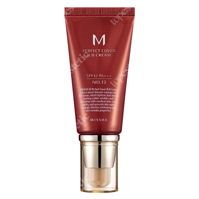 Missha Perfect Cover BB Cream SPF42/PA+++ No 13 Krem BB chroniący przed promieniami UV (kolor Bright Beige) 50 ml