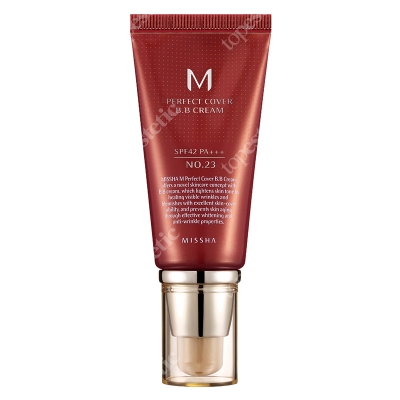 Missha Perfect Cover BB Cream SPF42/PA+++ No 23 Krem BB chroniący przed promieniami UV (kolor Natural Beige) 50 ml