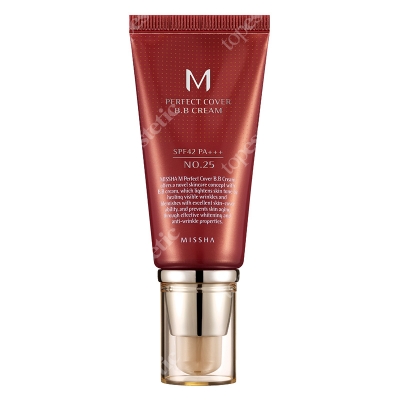 Missha Perfect Cover BB Cream SPF42/PA+++ No 25 Krem BB chroniący przed promieniami UV (kolor Warm Beige) 50 ml