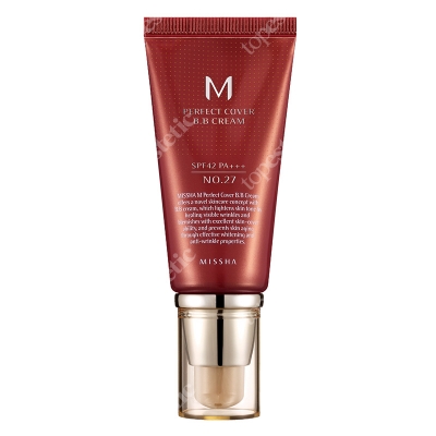 Missha Perfect Cover BB Cream SPF42/PA+++ No 27 Krem BB chroniący przed promieniami UV (kolor Honey Beige) 50 ml