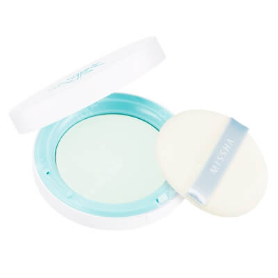 Missha Sebum-Cut Powder Pact Clear Mint Puder prasowany do cery tłustej 11 g