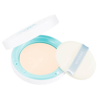 Missha Sebum-Cut Powder Pact Clear Peach Puder prasowany do cery tłustej 11 g