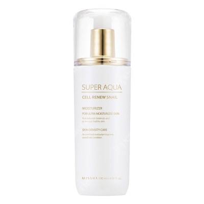 Missha Super Aqua Cell Renew Snail Essential Moisturizer Skoncentrowana emulsja nawilżająca 130 ml