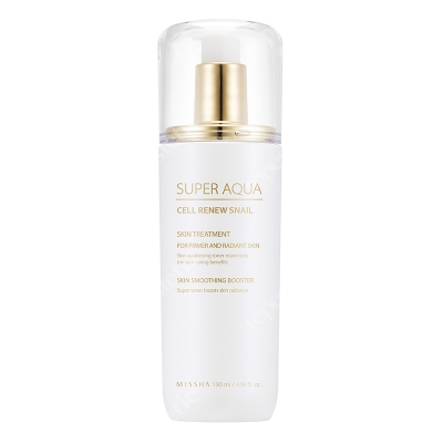 Missha Super Aqua Cell Renew Snail Skin Treatment Żelowa kuracja pobudzająca i tonizująca 130 ml