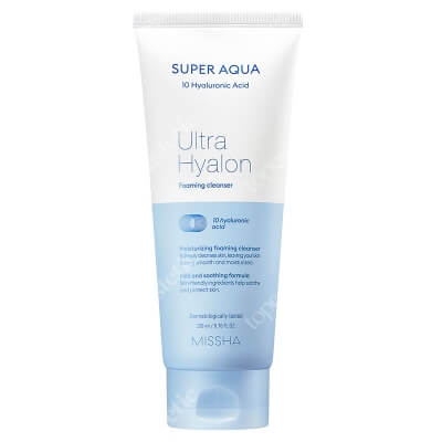 Missha Super Aqua Ultra Hyalron Cleansing Foam Pianka oczyszczająca 200 ml