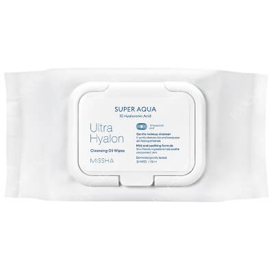 Missha Super Aqua Ultra Hyalron Cleansing Oil Wipes Oczyszczające chusteczki 30 szt.
