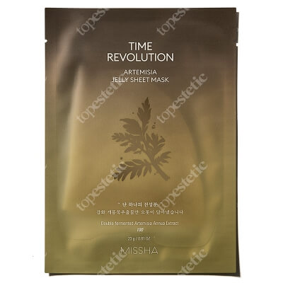 Missha Time Revolution Artemisia Jelly Sheet Mask Żelowa maseczka w płachcie 1 szt