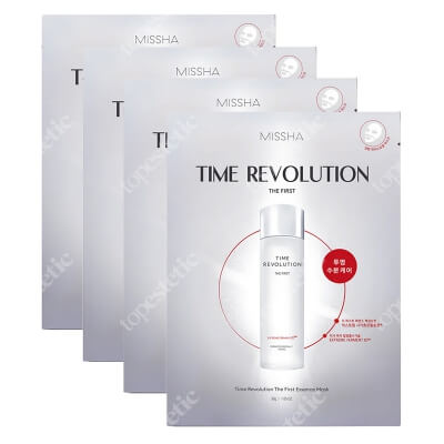 Missha Time Revolution The First Hydrogel Mask x 4 ZESTAW Maska hydrożelowa 30 g x 4