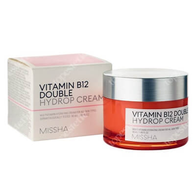 Missha Vitamin B12 Double Hydrop Concentrate Cream Multiwitaminowy, silnie skoncentrowany krem o działaniu nawilżającym 50 ml