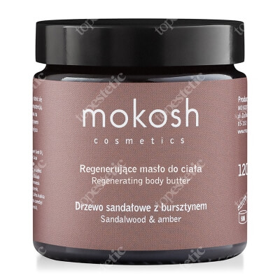 Mokosh Body Balm Sandalwood & Amber Regenerujące masło do ciała - Drzewo sandałowe z bursztynem 120 ml