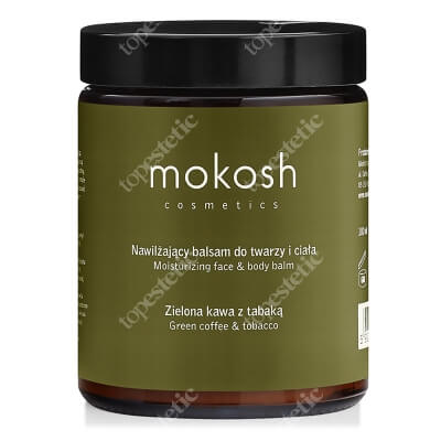 Mokosh Body & Face Balm Green Coffee & Snuff Balsam do ciała i twarzy zielona kawa z tabaką 180 ml