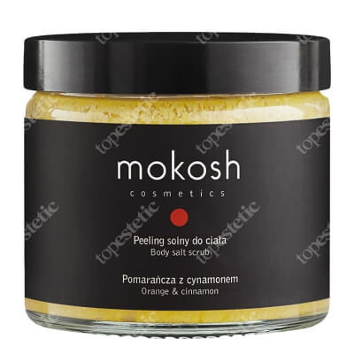 Mokosh Body Salt Scrub Orange&Cinnamon Peeling solny do ciała, Pomarańcza z cynamonem 300 g