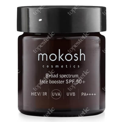 Mokosh Broad Spectrum Face Booster SPF 50+ Antyoksydacyjny szerokopasmowy booster ochronny do twarzy SPF 50+ 
