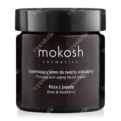 Mokosh Face Cream Rose & Blueberry Ujędrniający krem do twarzy anty-aging - Róża z jagodą 60 ml