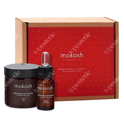 Mokosh Figa Z Ogórkiem ZESTAW Wygładzający krem do twarzy Figa 60 ml + Liposomowe serum pod oczy ogórek 12 ml