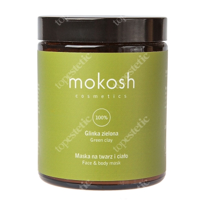 Mokosh Green Clay Face & Body Mask Glinka zielona, maska na twarz i ciało 180 ml