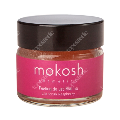 Mokosh Lip Scrub Raspberry Peeling do ust - Malina 15 ml