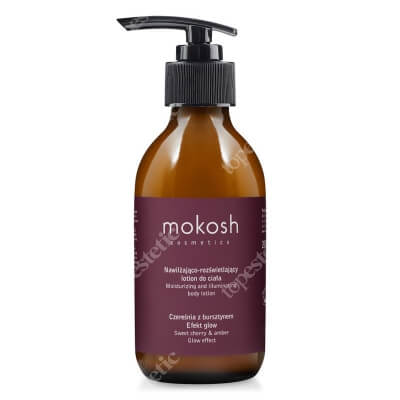 Mokosh Moisturizing and Illuminating Body Lotion Sweet Cherry and Amber Glow Effect Nawilżająco-rozświetlający lotion do ciała - Czereśnia z bursztynem (efekt glow) 200 ml