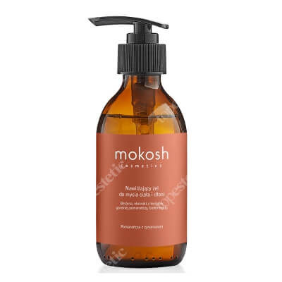 Mokosh Moisturizing Body and Hands Orange with Cinnamon Nawilżający żel do mycia ciała i dłoni pomarańcza z cynamonem 200 ml