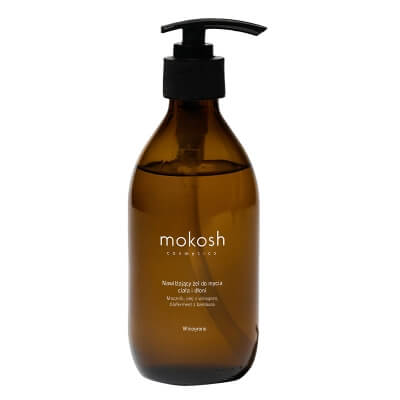 Mokosh Nawilżający Żel do Mycia Ciała i Dłoni - Winogrono Mocznik, olej z pestek winogron, bioferment z bambusa 300 ml
