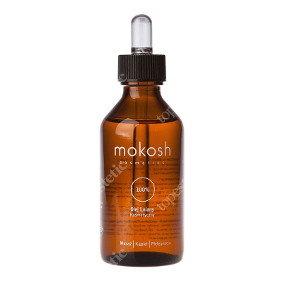 Mokosh Olej lniany Bio, nierafinowany, certyfikowany surowiec organiczny - len, kosmetyczny 100 ml