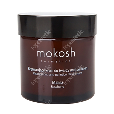 Mokosh Regenerating Anti Pollution Facial Cream - Raspberry Regenerujący krem do twarzy - malina 60 ml