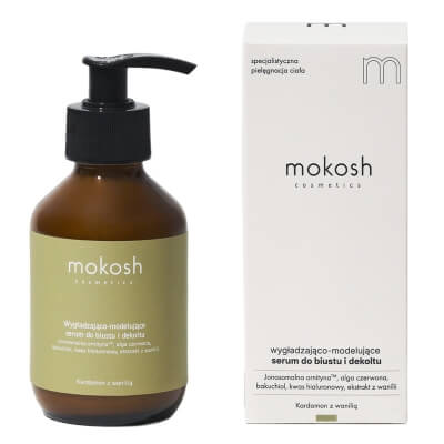 Mokosh Serum do Biustu i Dekoltu Wygładza, modeluje - kardamon z wanilią 140 ml