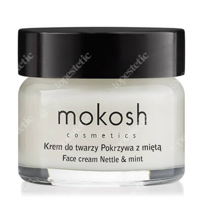 Mokosh Soothing and Moisturizing Face Cream Nettle & Mint MINI Kojąco-nawilżający krem do twarzy - Pokrzywa z miętą 15 ml