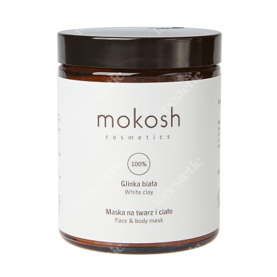 Mokosh White Clay Face & Body Mask Glinka biała, maska na twarz i ciało 180 ml