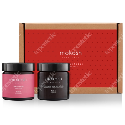 Mokosh Zestaw Regenerujący Twarz I Ciało Malina ZESTAW Regenerujący krem do twarzy - malina 60 ml + Masło do ciała malina 60 ml