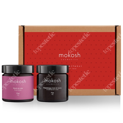 Mokosh Zestaw Wygładzający Twarz I Ciało Figa ZESTAW Wygładzający krem do twarzy Figa 60 ml + Masło co ciała figa 60 ml