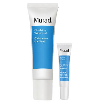 Murad Blemish Control ZESTAW Punktowy żel na wypryski 15 ml + Beztłuszczowy żel nawilżający 60 ml