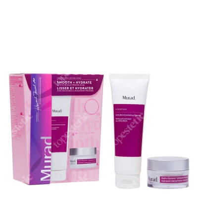 Murad Smooth + Hydrate ZESTAW Złuszczający żel do twarzy 150 ml + Krem nawilżający 50 ml