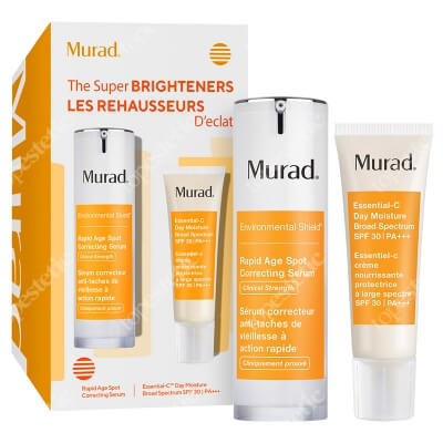 Murad The Super Brighteners ZESTAW Super serum 30 ml + Krem rozświetlający 50 ml