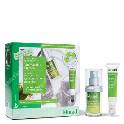 Murad The Wrinkle Fighters ZESTAW Serum pod oczy 15 ml + Zabieg heksapeptydowy 15 ml