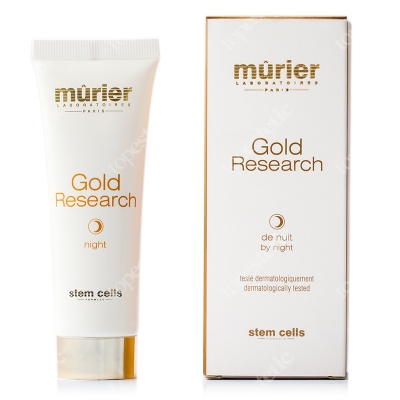 Murier Gold Research by Night Krem ze złotem koloidalnym, witaminami i olejem z pestek winogron na noc 50 ml