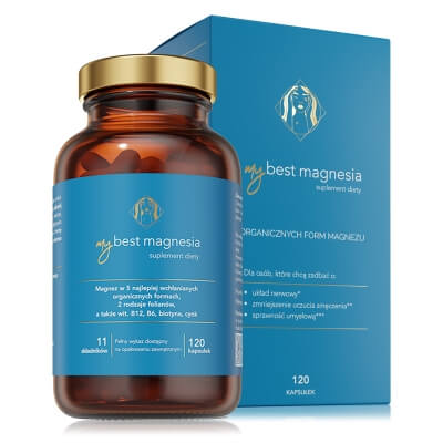 MyBestPharm MyBestMagnesia Doskonały magnez 120 kaps