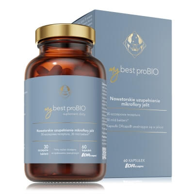 MyBestPharm MyBestProBIO Zdrowie jelit i lekkość w brzuchu 60 kaps