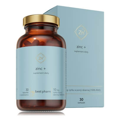 MyBestPharm MyBestZinc + Znacznie więcej niżsam cynk 30 kaps