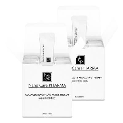 Nano Care Pharma Collagen Beauty And Active Therapy 1 PLUS 1 GRATIS ZESTAW Suplement diety 30 saszetek x 2