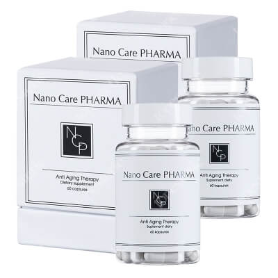 Nano Care Pharma Detox and Anti Eau Therapy 1 PLUS 1 GRATIS ZESTAW Detoks i terapia antycellulitowa 60 kaps. x 2