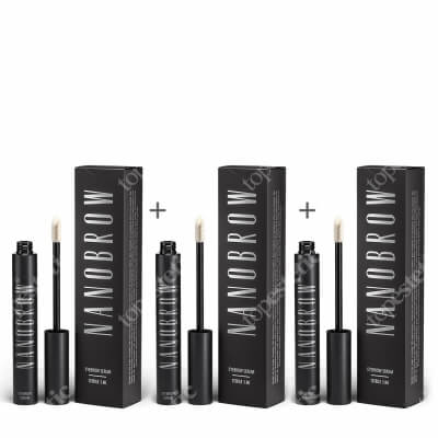 Nanobrow Nanobrow 3Pack ZESTAW Odżywka do brwi 5 ml x 3 szt