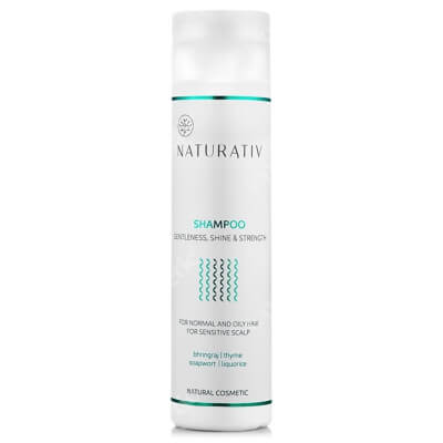 Naturativ Gentleness, Shine and Strength Shampoo Szampon - łagodność i blask 250 ml